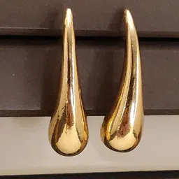 ABDESIGNS Elegant Gold Plated Classic Drop Earrings image 3