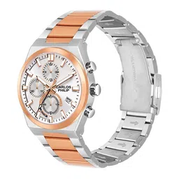 CARLOS PHILIP Men Dial & Stainless Steel Straps Analogue Chronograph Watch Orbit-3864-1 image 5
