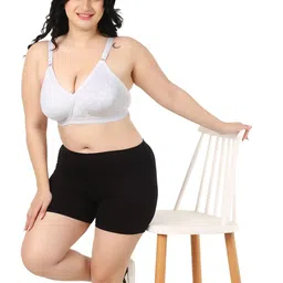 Designer Bugs Zan Women Pack of 2 Cotton Plus Size Full Coverage Non Padded T-shirt Bra image 2