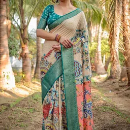 MAHARANI COUTURE Woven Design Ethnic Motifs Banarasi Saree-picture-36