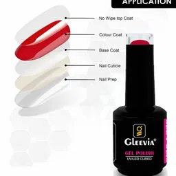 Gleevia UV Gel Nail Polish - 15 ml - Shade S51 image 3
