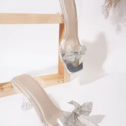 Froh Feet Women Embellished Kitten Heel Sandals-picture-37