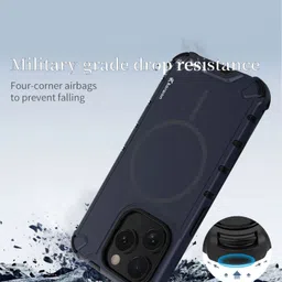 Karwan Unisex iPhone 15 Pro Solid Mag-Safe Back Case image 4