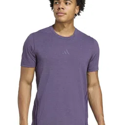 ADIDAS Men Striped Round Neck Slim Fit T-shirt-image-77