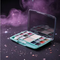 red4 12color eyeshadow green palette 12 Color Shade Eyeshadow Multicolor. metallic 10 g-picture-37