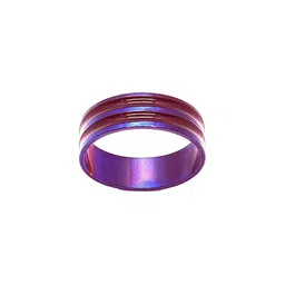 Dynamic Retail Global Set of 3 Rings for Men & Women, Purple-Gold Alloy Ring () image 3