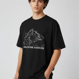 glitchez Men Oversized Graphic T-shirt-picture-31