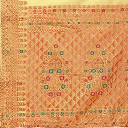 LeeliPeeri Designer Woven Design Zari Linen Blend Saree image 5