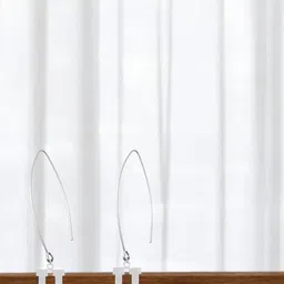 Sangria 925 Sterling Silver H Alphabet Drop Earrings image 3