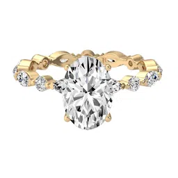 THE JEWEL HOUSE 14KT Gold Ring With Lab Grown Diamond - 1.8 g-picture-32