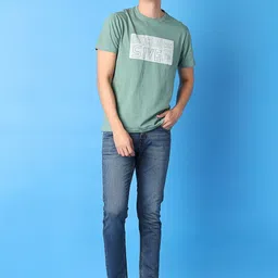 V-Mart Men Slim Fit Light Fade Jeans image 5