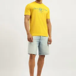 United Colors of Benetton Typography Printed Crew Neck Relaxed Fit T-Shirt image 4