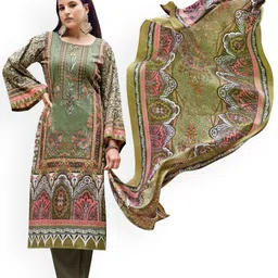 DRAVINAM Trends Viscose Rayon Unstitched Dress Material-picture-55