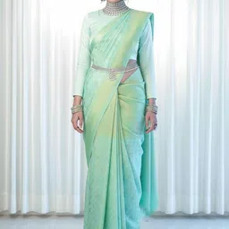 KALINI Woven Design Silk Blend Handloom Banarasi Saree-picture-12