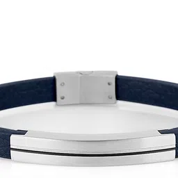 SANTA BARBARA POLO & RACQUET CLUB Men Leather Wraparound Bracelet image 2