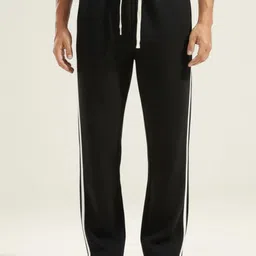 dockstreet Men Striped White Track Pants-picture-16