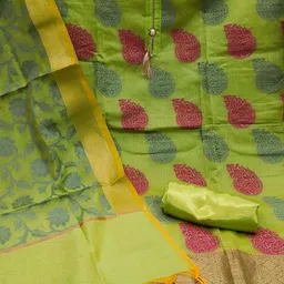 Maroosh Embellished Unstitched Dress Material image 3