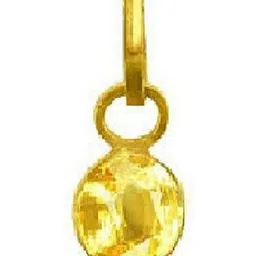 RAVIOUR LIFESTYLE Unisex Gold-Plated Sapphire Stone Alloy Pendants-image-33