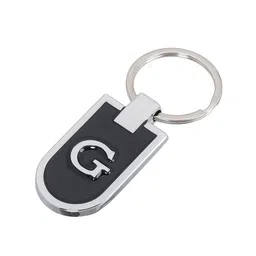 AUGEN Stainless Steel Alphabet Letter G Printed Key Chain-image-7