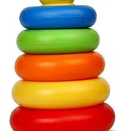 zokato Baby Gift set 3 in 1 set. Stacking Rings Damru Rattle and Stacking Cups for kids image 3