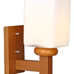 1ST TIME White Colourblocked Wood Contemporary Rectangle Shaped Wall Lamp-picture-36