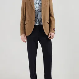 ETRO Notched Notched Lapel Long Sleeves Cashmere Formal Single Breasted Blazer image 4