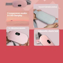 Sizi Menstrual Pain Relief Heating Pad With Massage Function image 4