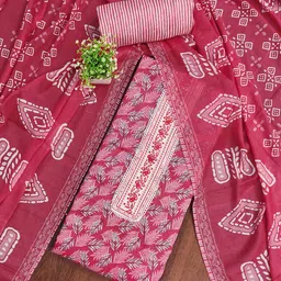 Maroosh Floral Printed Sequinned Pure Cotton Unstitched Dress Material-picture-30