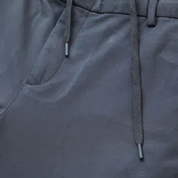 Snitch Men Plus Size Black Mid-Rise Regular Fit Trouser image 3