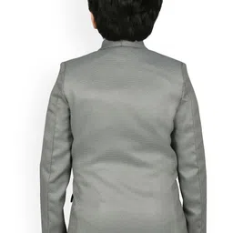 SG YUVRAJ Boys Textured Single-Breasted Blazer image 4