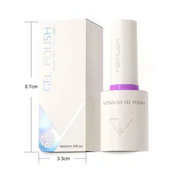 VENALISA Tipsy Rose Hema Free Long Lasting Glitter Gel Nail Polish - 10 ml - Shade 5095 image 3