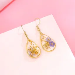 Qiroko Teardrop Shaped Drop Earrings image 3