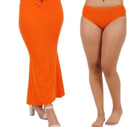 FEMULA Women Fishcut Stretchable Saree Shapewear With Brief-picture-27