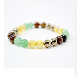 Divine souvenirs Unisex Artificial Beaded Elasticated Bracelet-picture-15