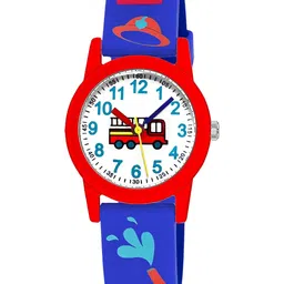 Time Up Unisex Kids Printed Dial & Textured Straps Analogue Watch BTR-CURV-127-picture-38