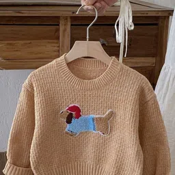 LULU & SKY Unisex Kids Pullover with Applique Detail image 5