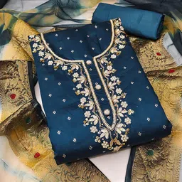 SAINOOR Semi-Stitched Dress Material-picture-24