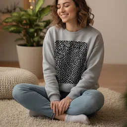 Moda Rapido Women Printed Sweatshirt image 2