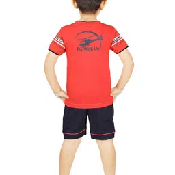 BAESD Boys Printed T-shirt with Shorts image 4