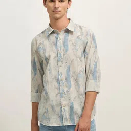 Espanshe Men Relaxed Printed Casual Shirt image 2