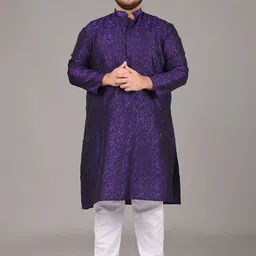 SOJANYA PLUS Men Regular Kurta with Pyjamas-picture-34