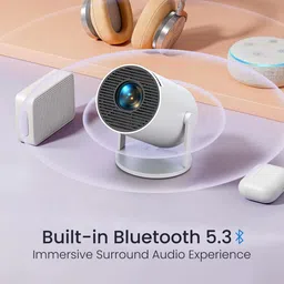 Sanat Music HY300 (4500 lm / 1 Speaker / Wireless / Remote Controller) Portable Projector image 5