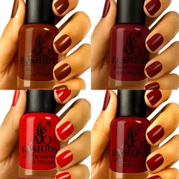 aq fashion Long Lasting quick dry Nail Polish New collection Set A114 Multicolor image 1