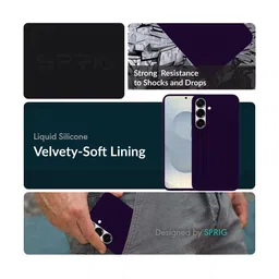 SPRIG Solid Printed Samsung Galaxy S25 Plus 5G Bumper Case Mobile Accessories image 4