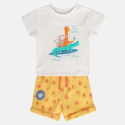 MINI KLUB Boys Printed T-shirt with Shorts-image-25
