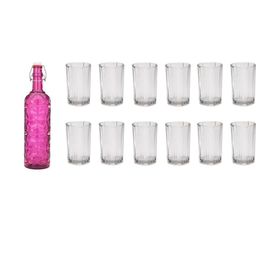 SOMIL Pink Glass Airtight Can Bottle-picture-25