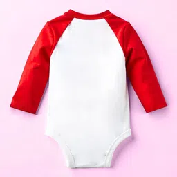 KNITROOT Baby Santa Printed Cotton Onesie image 3