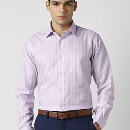 Van Heusen Striped Pure Cotton Formal Shirt-picture-4