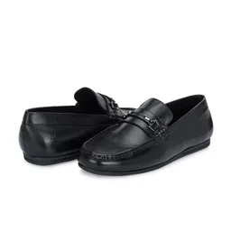 Franco Leone Men Leather Formal Slip-On Shoes image 5