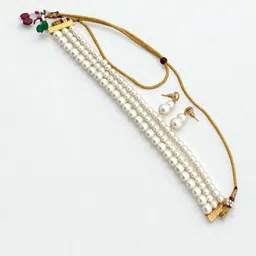 BFC - BUY FOR CHANGE Gold-Plated Pearls Alloy Necklace image 3